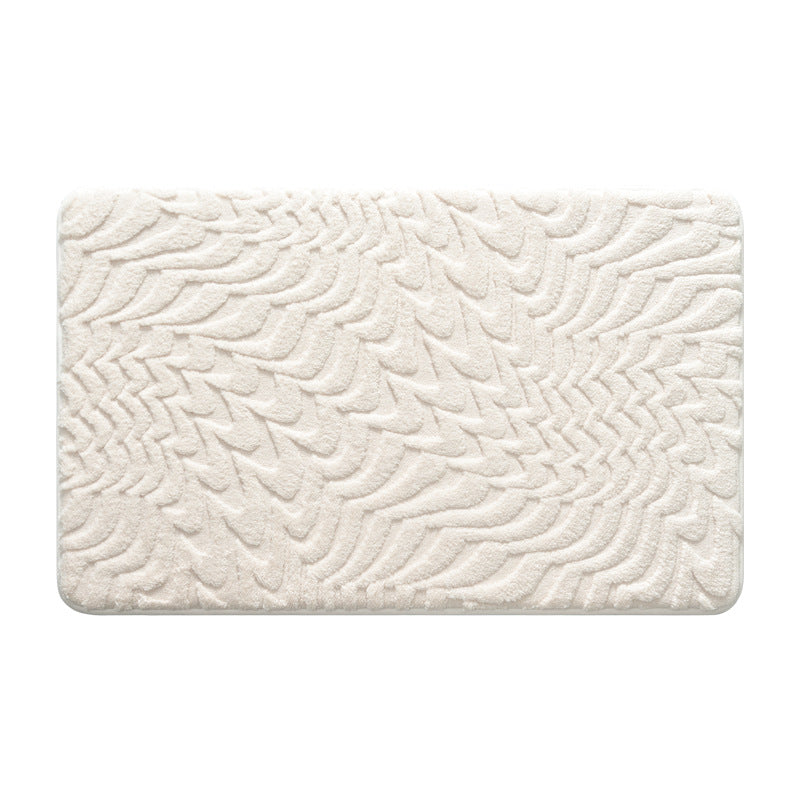 Textured Luxury Memory Foam Bath Mat Stornfield