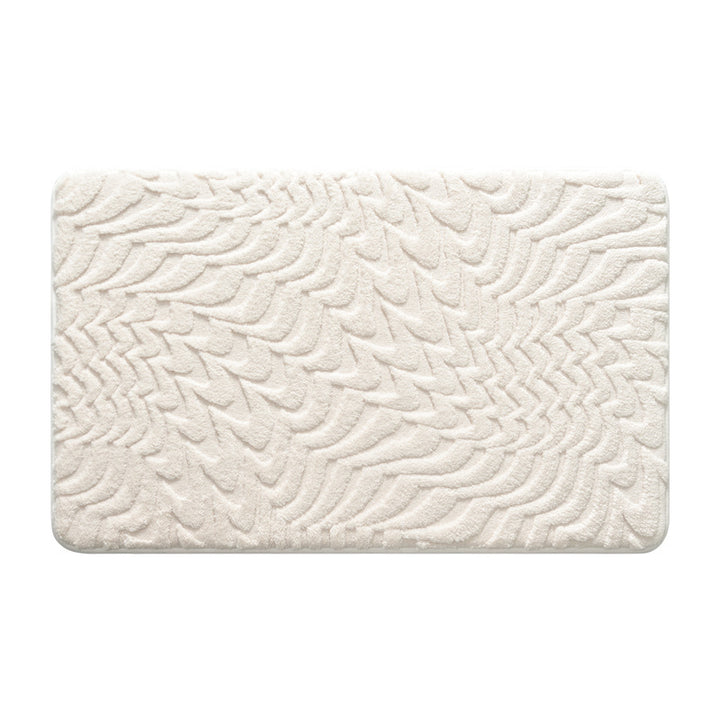 Textured Luxury Memory Foam Bath Mat Stornfield