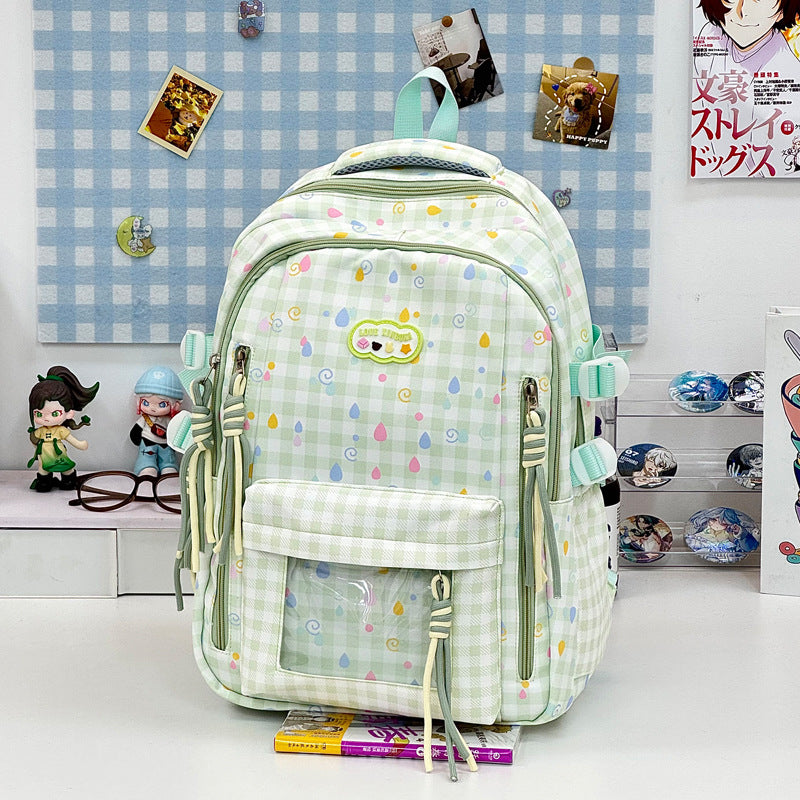 Playful Graphic Patterned School Backpack Stornfield