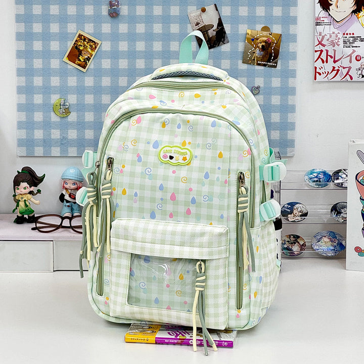 Playful Graphic Patterned School Backpack Stornfield