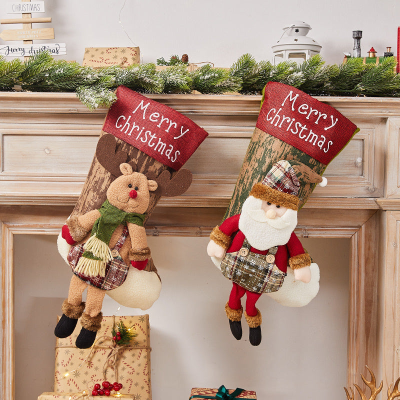 Festive Christmas stocking with nostalgic design Stornfield
