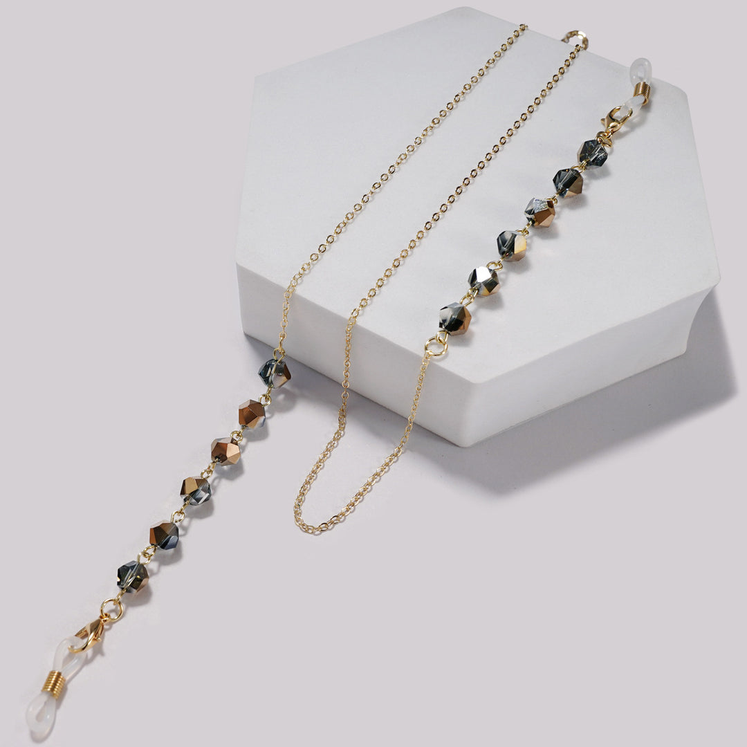Elegant Crystal Beaded Glasses Chain Stornfield