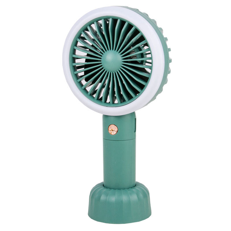 Women's portable hand fan with ergonomic handle and USB charging function Stornfield