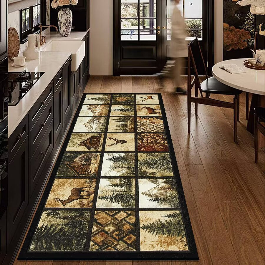 Rustic Outdoor Adventure Area Mat Stornfield