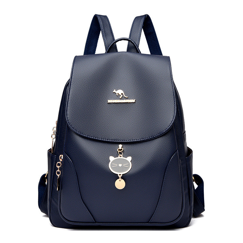 Fashionable Cat-Themed Backpack