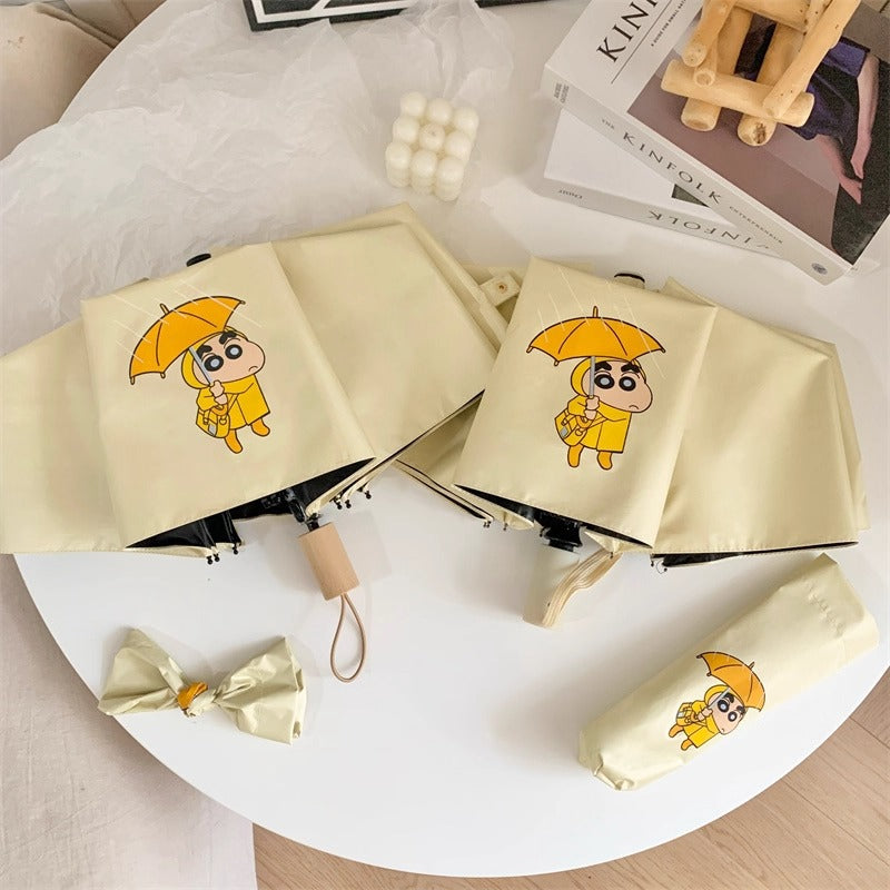 Women's folding umbrella with creative character design Stornfield