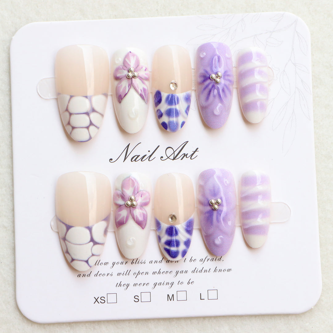 Artistic Press-On Nail Collection Stornfield