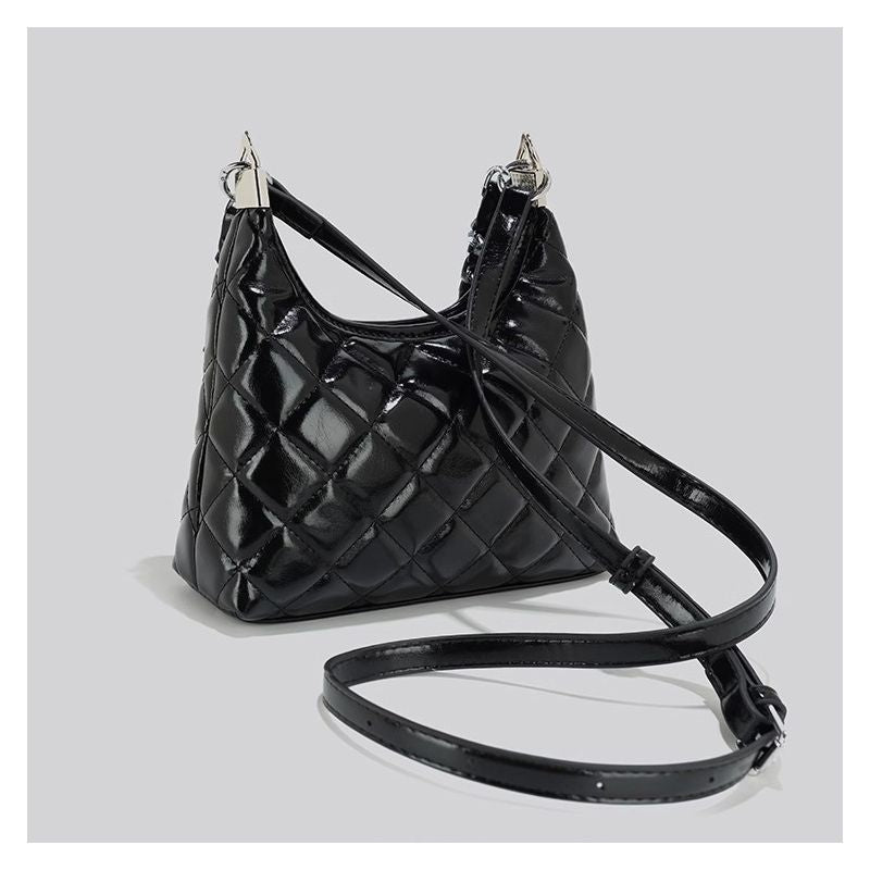 Quilted Chain-Handled Shoulder Bag Stornfield