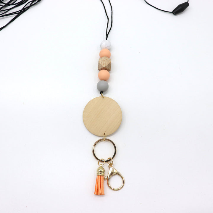 Beaded Keychain Lanyard with Decorative Tassel Stornfield
