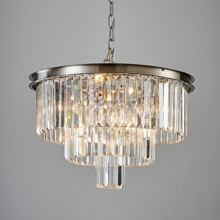 Crystal Tiered Chandelier