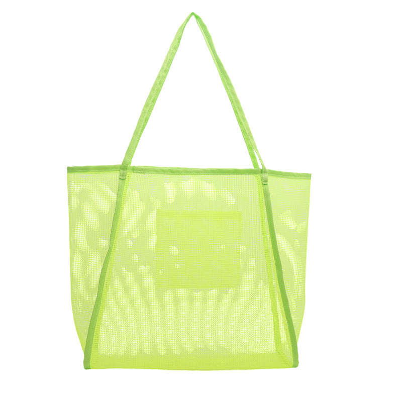 Spacious Mesh Beach Tote