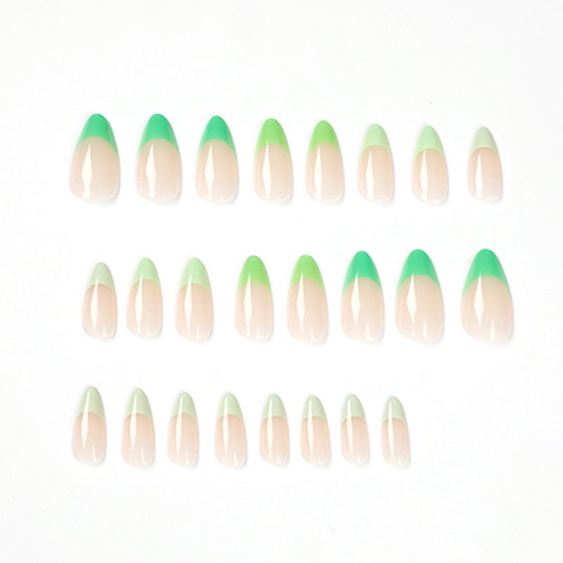 Artful nail extensions with trendy ombre color Stornfield