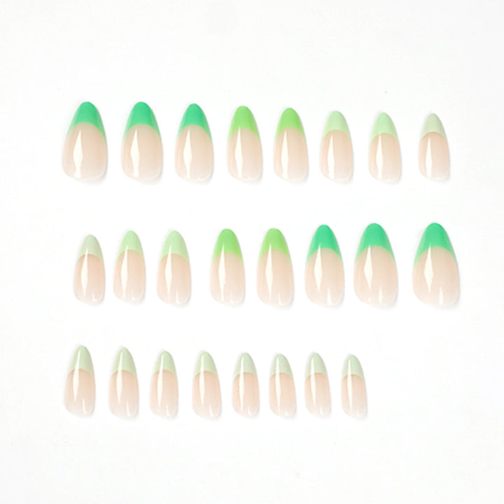 Artful nail extensions with trendy ombre color Stornfield