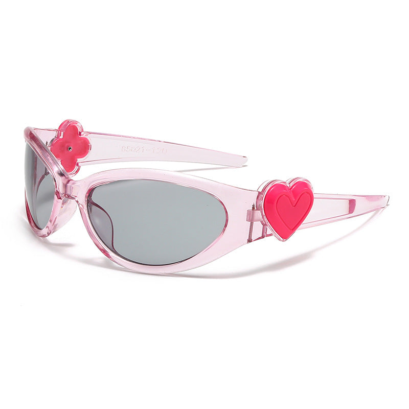 Ladies fashionable sunglasses in stylish heart design Stornfield