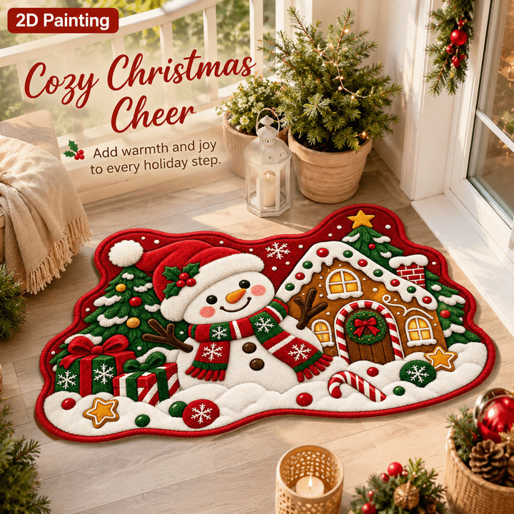 Christmas-Themed Decorative  Rug