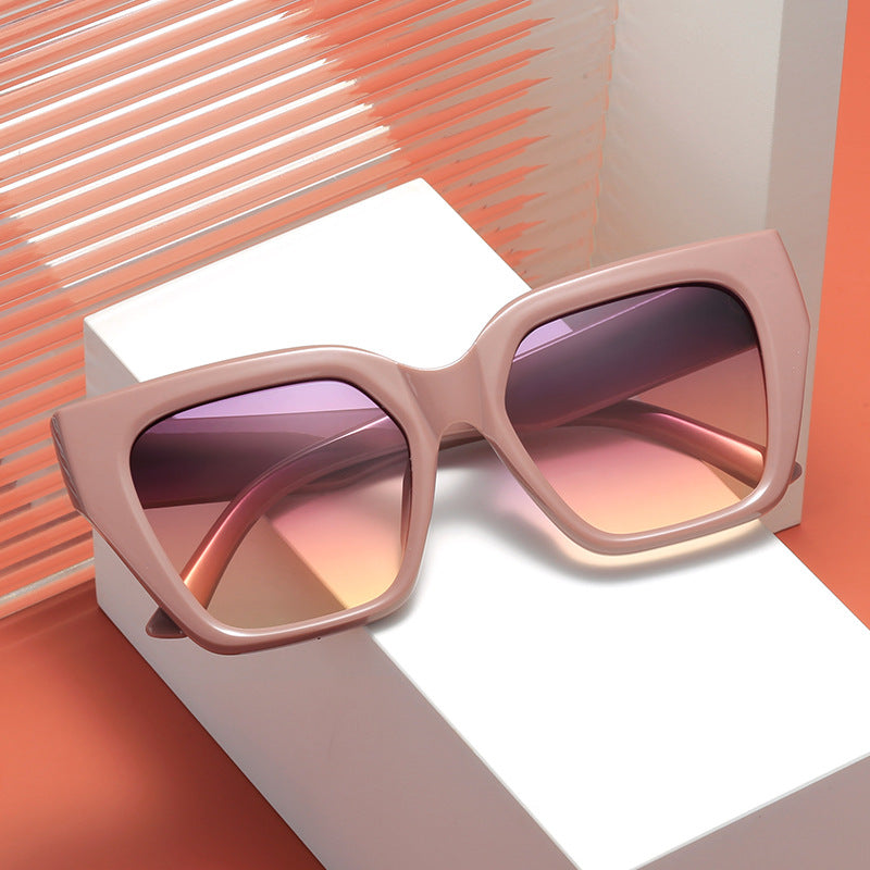 Women's Fashion Oversized Sunglasses with Animal Print Stornfield