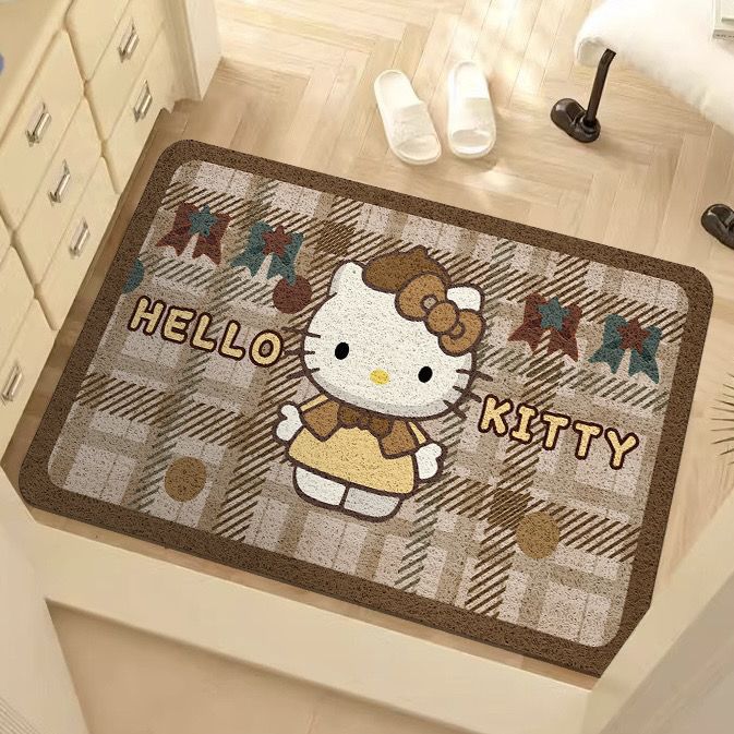 Adorable Cartoon-Themed Bath Mat
