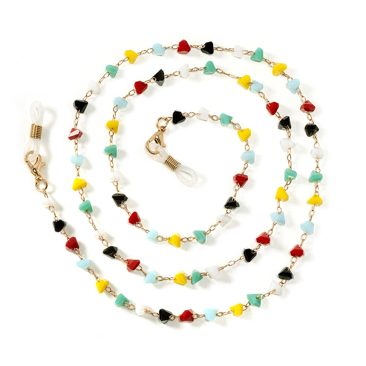 Chic Geometric Beaded Eyewear Holder Stornfield