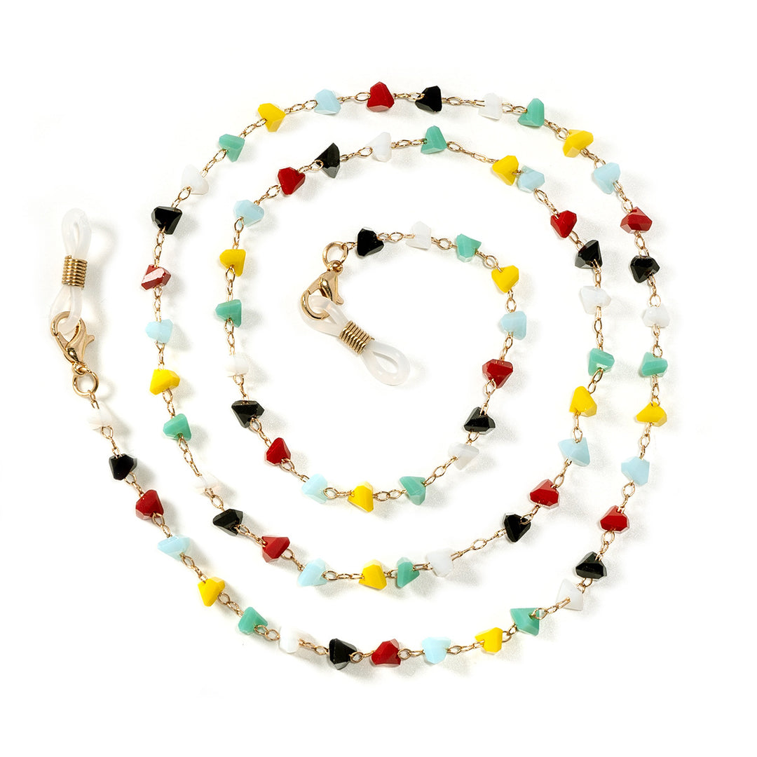 Chic Gemstone-Style Eyewear Chain Stornfield
