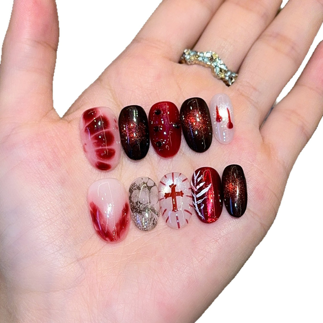 Creative Art Nails with Festive Design Stornfield