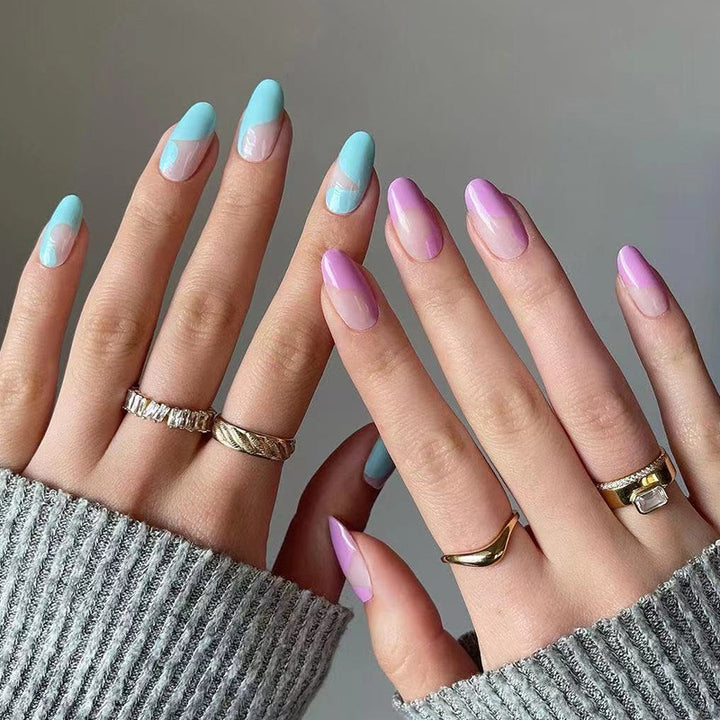 Artistic premium nails with elegant ombre and modern accents Stornfield
