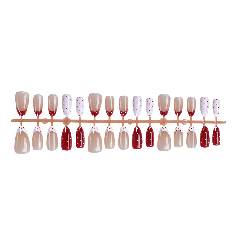 Playful Polka Dot Press-On Nail Set Stornfield