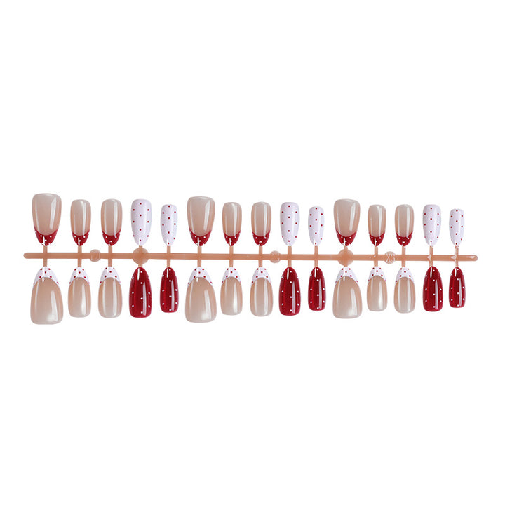 Playful Polka Dot Press-On Nail Set Stornfield