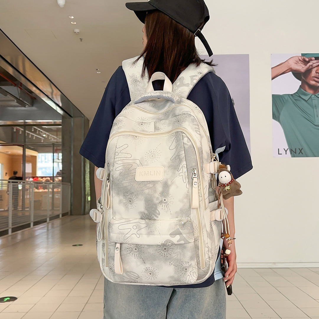 Versatile Floral-Embroidered Backpack Stornfield