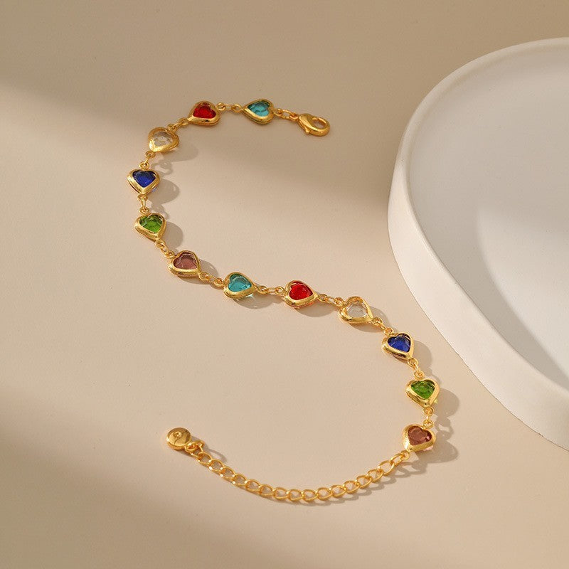 Butterfly and Daisy Charm Anklet Stornfield