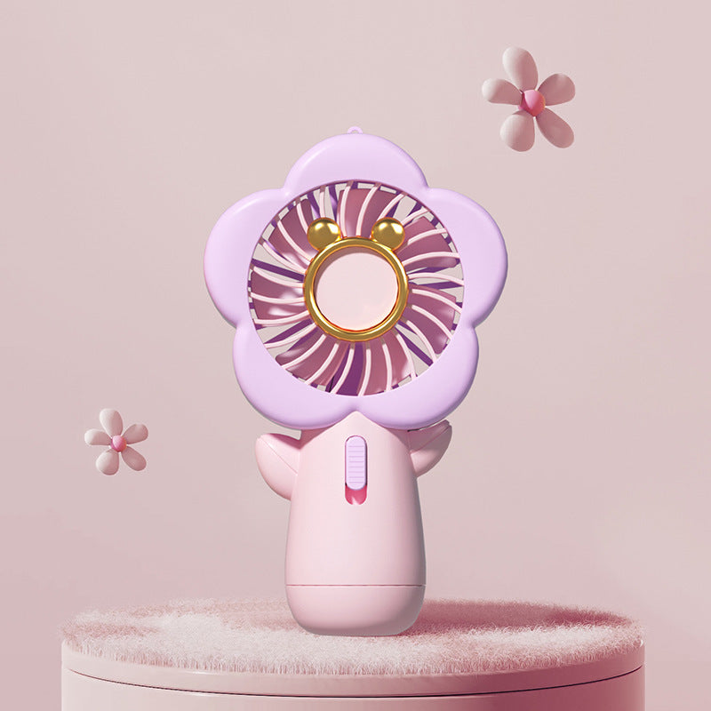 Ladies Portable Flower Fan Stornfield