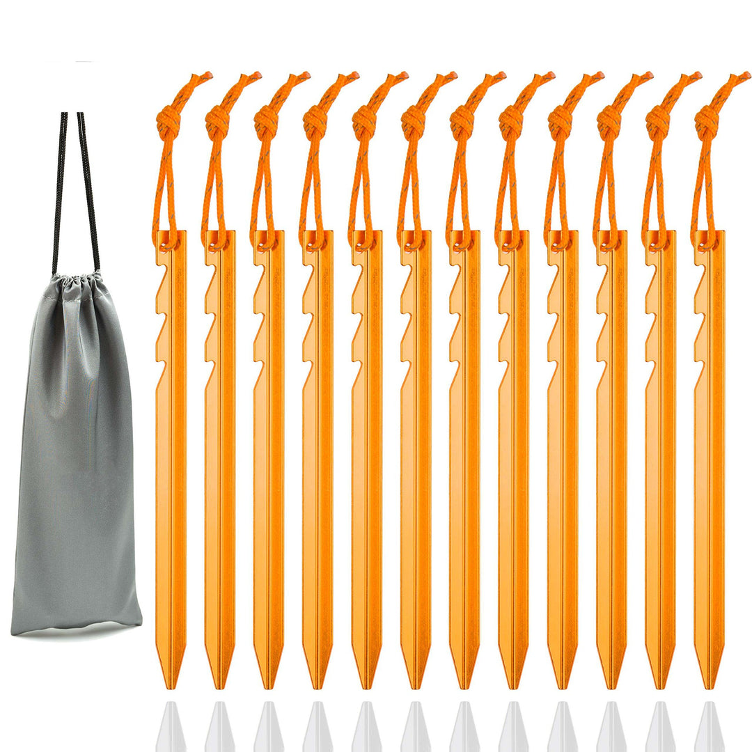 Unisex Aluminium Tent Pegs Set Stornfield