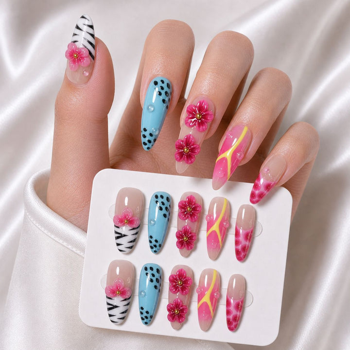 Artistic Floral Nail Art Set Stornfield