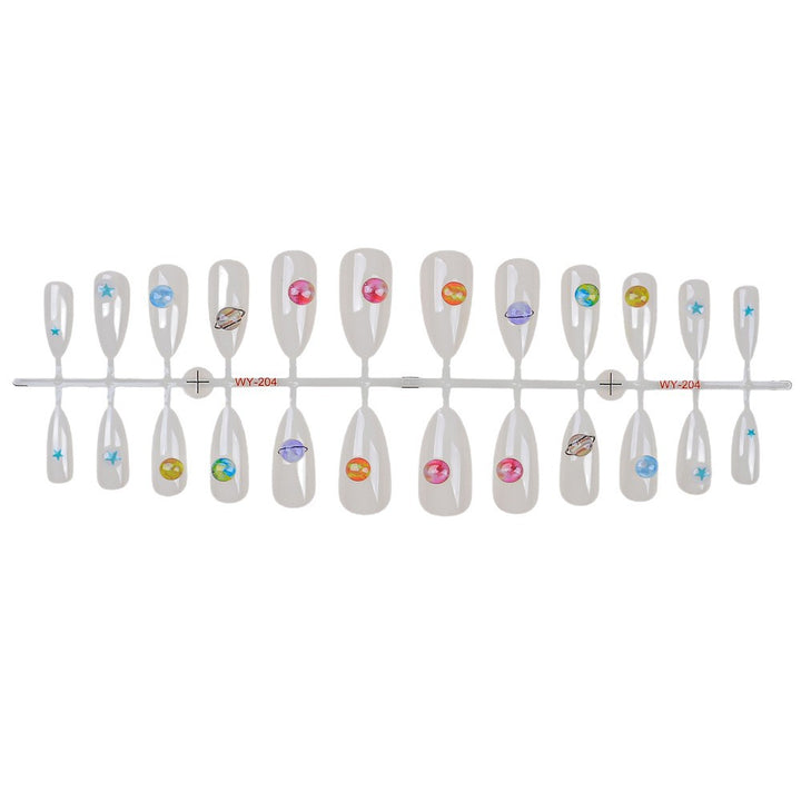 Artistic Press-On Nail Art Set Stornfield