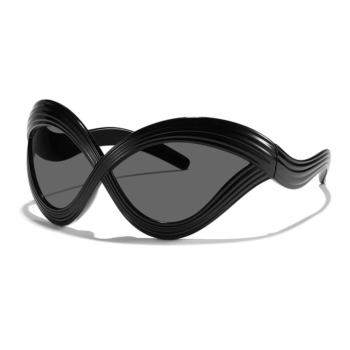Women's fashionable sunglasses with innovative wave frame Stornfield