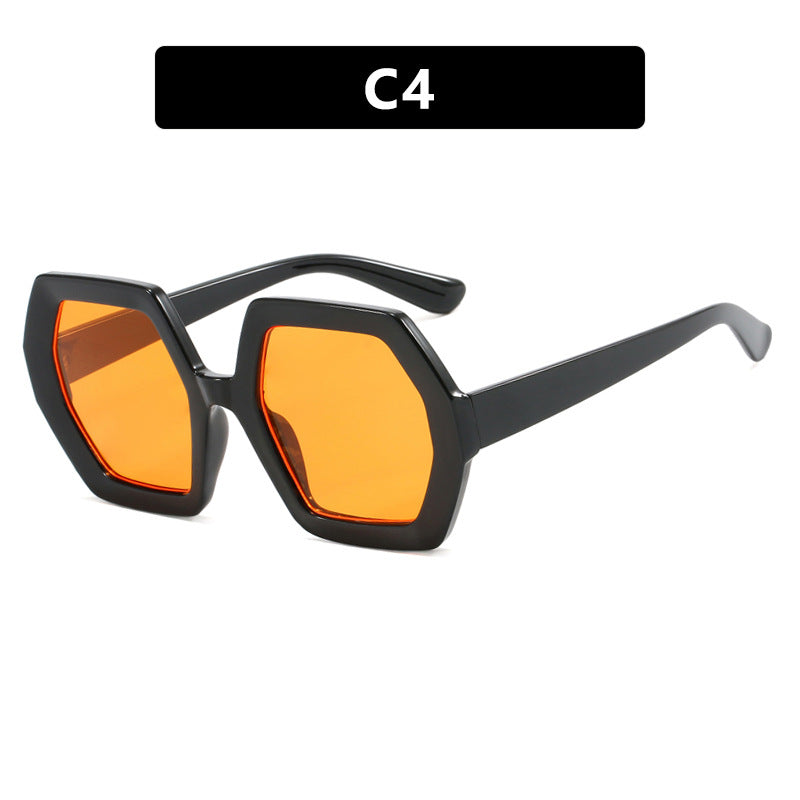 Women innovative hexagonal sunglasses Stornfield