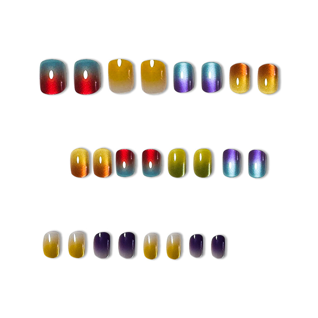 Iridescent Nail Art Extensions Stornfield