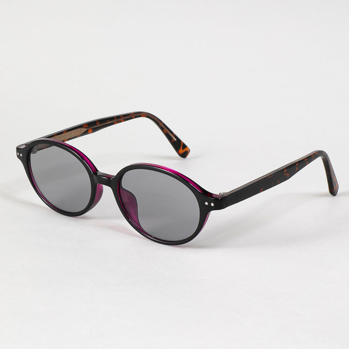 Women's fashionable retro-style sunglasses with brown lenses Stornfield