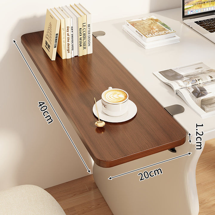 Compact Wall-Mounted Foldable Clamp-On Desk Shelf