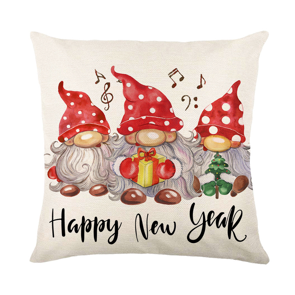 Festive Christmas Tree Decorative Throw Pillow Cover