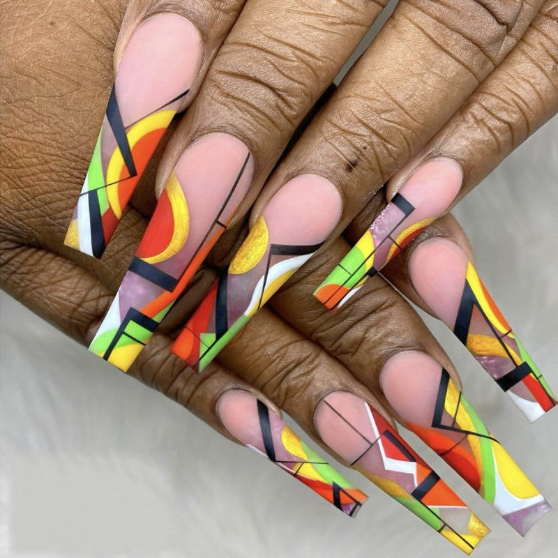 Creative artificial nails in modern 3D design Stornfield