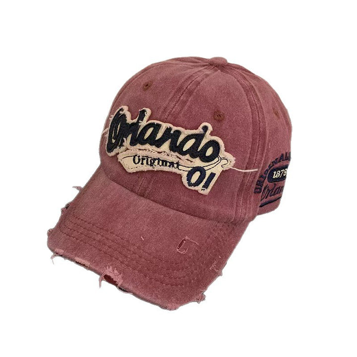 Unisex Distressed Vintage-Style Baseball Cap Stornfield