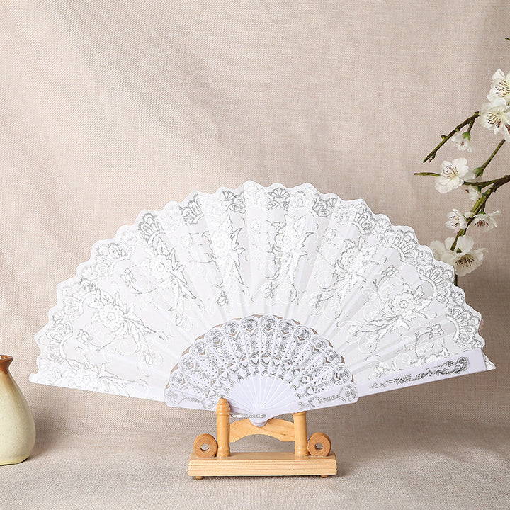 Ladies elegant lace fan Stornfield