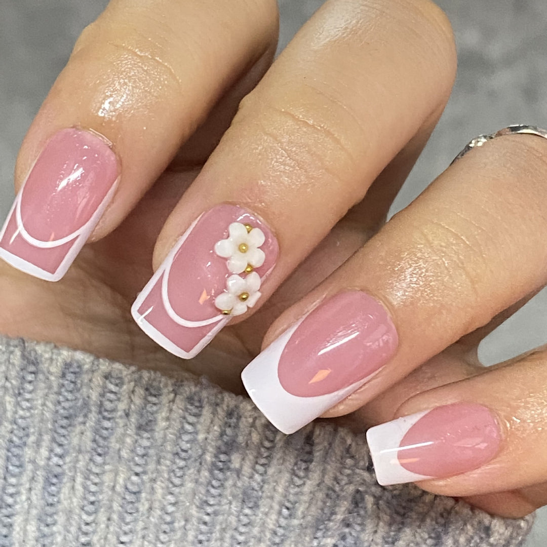 Decorative Press-On Nail Design Stornfield