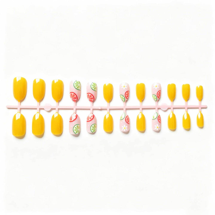 Creative Citrus-Inspired Nail Art Kit