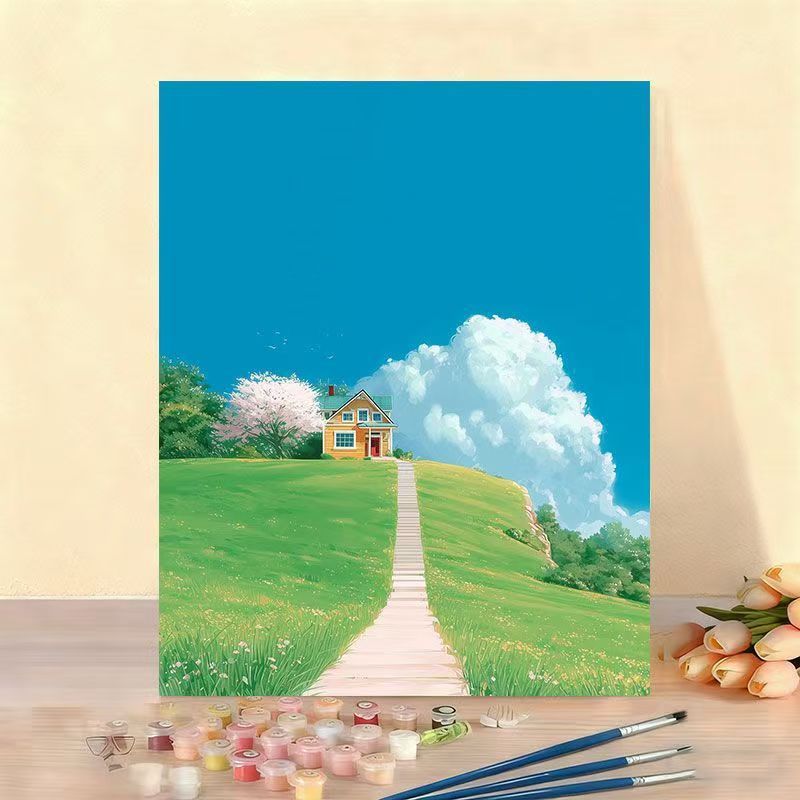 DIY Scenic Home Landscape Paint by Numbers Art Kit Stornfield