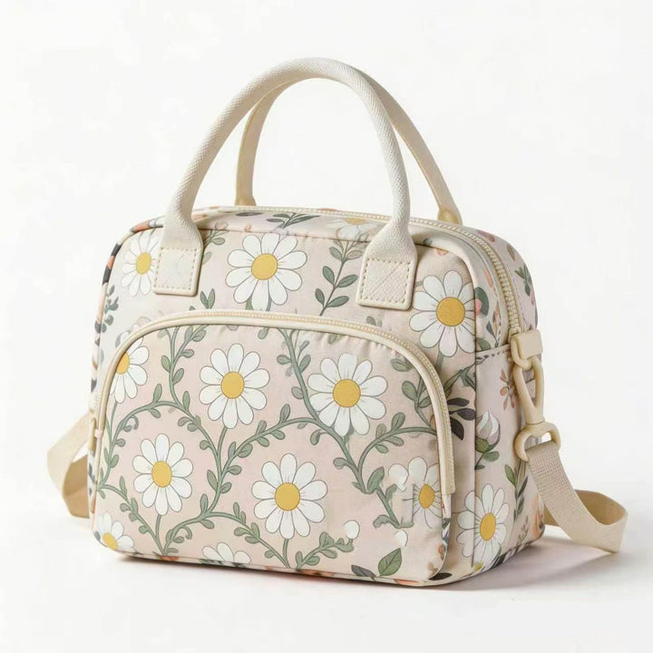 Floral Pattern Insulated Lunch Cooler