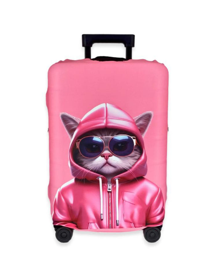 Unisex nan elastic suitcase cover with 3D dog design for trolley, stretchy and scratch-resistant Stornfield