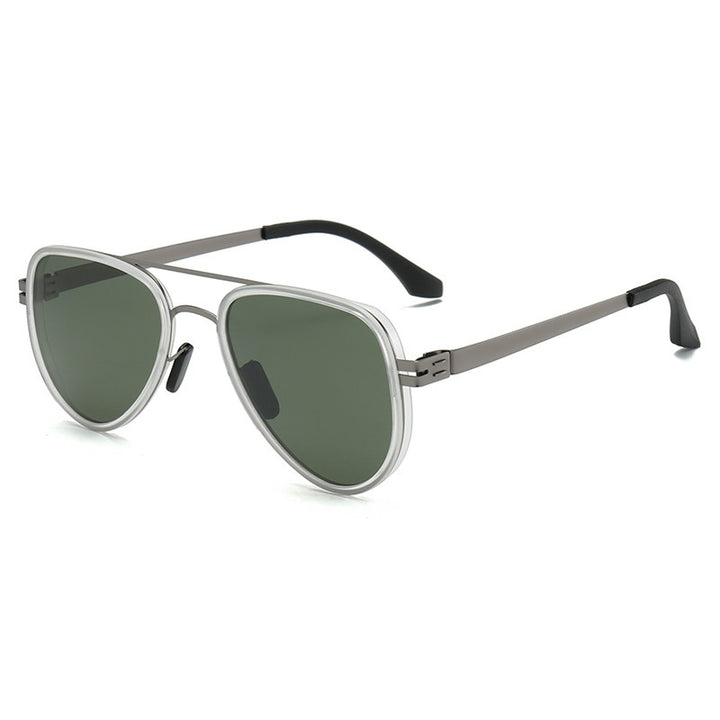 Women Aviator Sunglasses with robust metal frame and polarized lenses Stornfield