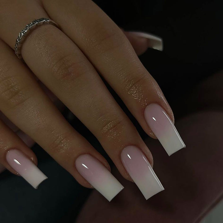 Artful nail extensions with elegant ombre finish Stornfield