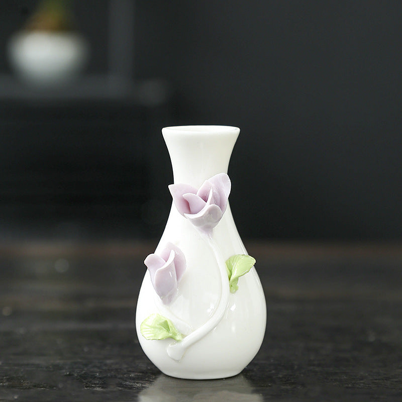 Floral Art Ceramic Vase Stornfeild